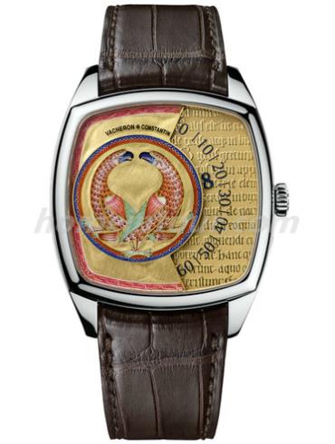 江诗丹顿7000S_000G-B001男表Métiers d’Art艺术大师系列-棕色表带/表径40x40.95mm