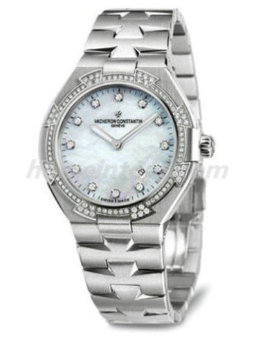 江诗丹顿25750_D01A-9123女表Overseas纵横四海系列-银色表带/表径34mm