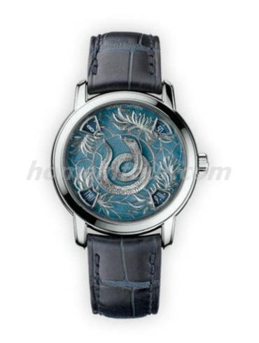 江诗丹顿86073_000P-9752男表Métiers d’Art艺术大师系列-黑色表带/表径40mm