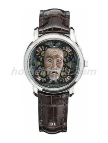 江诗丹顿86070_000G-9399男表Métiers d’Art艺术大师系列-棕色表带/表径40mm