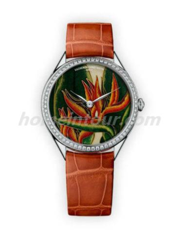 江诗丹顿82550_000G-9854女表Métiers d’Art艺术大师系列-棕色表带/表径37mm