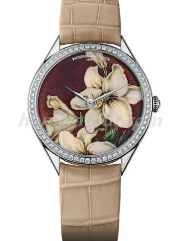 江诗丹顿82550_000G-9853女表Métiers d’Art艺术大师系列-棕色表带/表径37mm