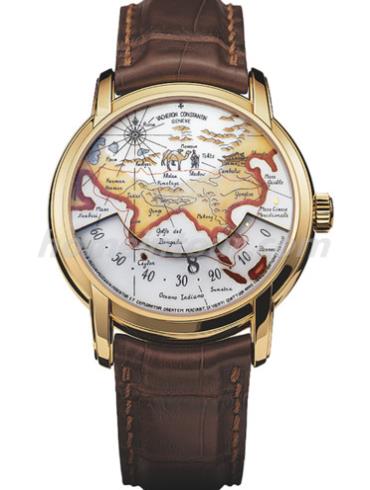 江诗丹顿47070_000J-9086男表Métiers d’Art艺术大师系列-棕色表带/表径40mm