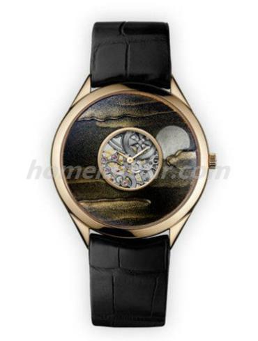 江诗丹顿33222_000R-9704男表Métiers d’Art艺术大师系列-黑色表带/表径40mm