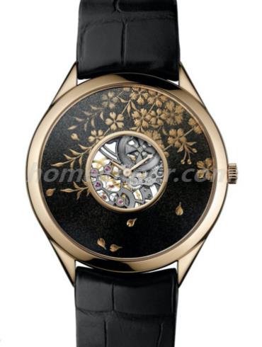 江诗丹顿33222_000R-9701男表Métiers d’Art艺术大师系列-黑色表带/表径40mm