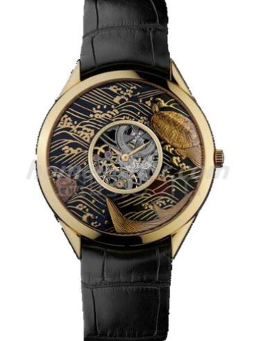 江诗丹顿33222_000R-9548男表Métiers d’Art艺术大师系列-黑色表带/表径40mm