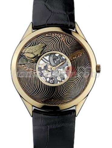 江诗丹顿33222_000R-9546男表Métiers d’Art艺术大师系列-黑色表带/表径40mm