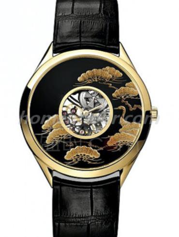 江诗丹顿33222_000R-9506男表Métiers d’Art艺术大师系列-黑色表带/表径40mm