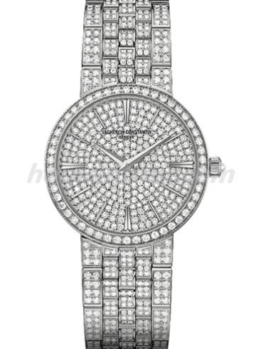 江诗丹顿25575_Q02G-9280女表PATRIMONY传承系列-银色表带/表径30mm