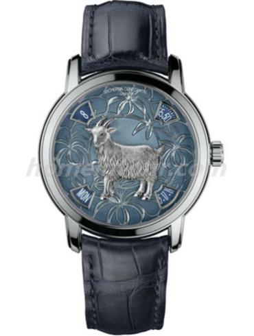 江诗丹顿86073_000P-9890男表Métiers d’Art艺术大师系列-深蓝色表带/表径40mm