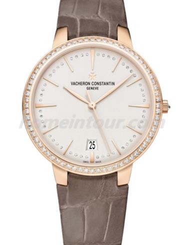 江诗丹顿85515_000R-9840女表PATRIMONY传承系列-灰色表带/表径36.5mm