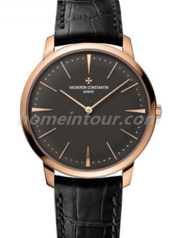 江诗丹顿81180_000R-9162男表PATRIMONY传承系列-黑色表带/表径40mm