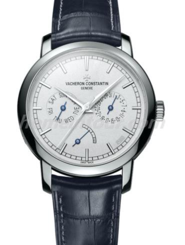 江诗丹顿85290_000P-9947男表PATRIMONY传承系列-深蓝色表带/表径39.5mm