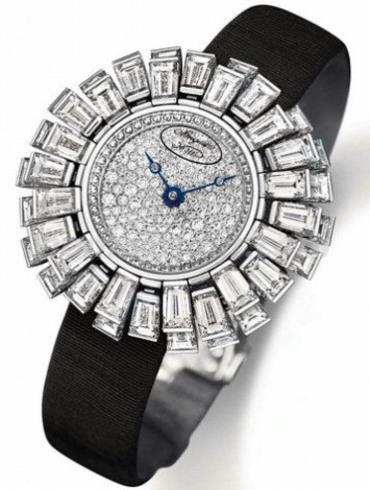 宝玑GJE26BB20.8589DB1女表High Jewellery 高级珠宝腕表系列-黑色表带/表径—mm