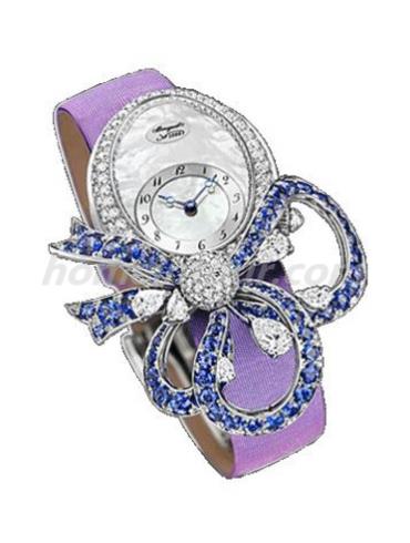 宝玑GJE20BB20.8924D01女表High Jewellery 高级珠宝腕表系列-紫色表带/表径34x27.4mm