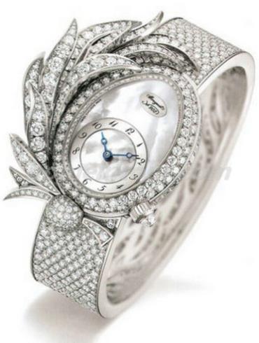 宝玑GJE15BB20.8924M01女表High Jewellery 高级珠宝腕表系列-银色表带/表径34x27.4mm