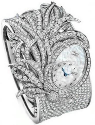 宝玑GJE15BB20.8924D01女表High Jewellery 高级珠宝腕表系列-银色表带/表径34x27.4mm