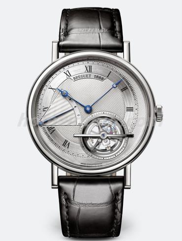 宝玑5377PT_12_9WU男表Classique Complications 经典复杂系列-黑色表带/表径41mm