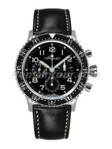 宝玑3803ST_92_3W6男表TYPE XX系列-黑色表带/表径39mm