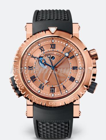 宝玑5847BR_32_5ZV男表LA MARINE 航海系列-黑色表带/表径45mm