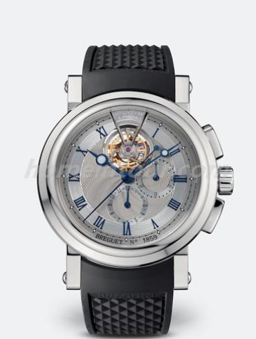 宝玑5837PT_U2_5ZU男表LA MARINE 航海系列-黑色表带/表径42mm