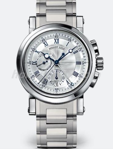 宝玑5827BB_12_BM0男表LA MARINE 航海系列-银色表带/表径42mm