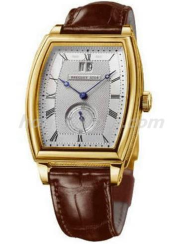 宝玑5480BA_12_996男表Classique Complications 经典复杂系列-棕色表带/表径40.4x34mm