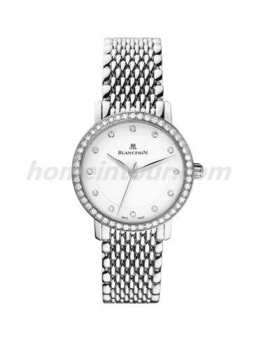 宝珀6102-4628A-MMB女表女士腕表系列-银色表带/表径29.2mm