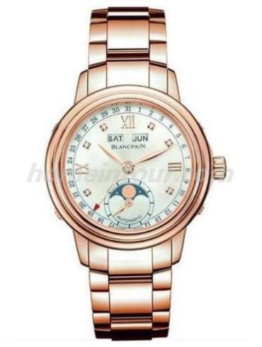 宝珀2360-2991A-76女表Léman领袖系列-金色表带/表径34mm