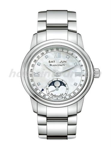 宝珀2360-1191A-71女表Léman领袖系列-银色表带/表径34mm