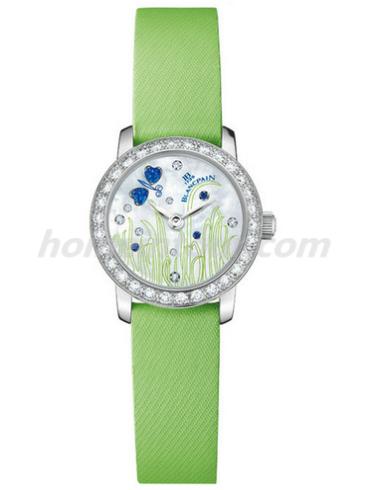 宝珀0062-1954F-52女表女士腕表系列-绿色表带/表径21.5mm