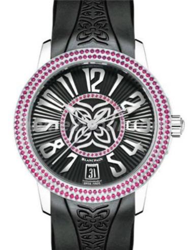 宝珀3300-45A55A-64B女表女士腕表系列-黑色表带/表径34mm