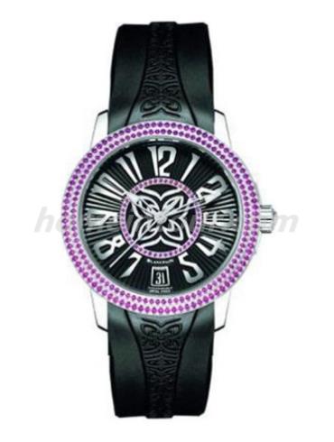 宝珀3300-45A55-64B女表女士腕表系列-黑色表带/表径34mm