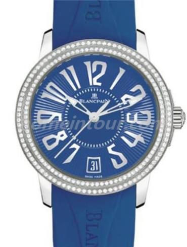 宝珀3300-4529-64B女表女士腕表系列-蓝色表带/表径34mm