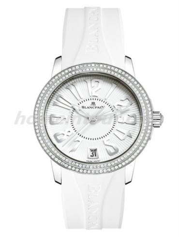 宝珀3300-4527-64B女表女士腕表系列-白色表带/表径34mm