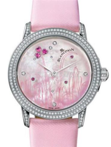 宝珀3300-35C54C-52B女表女士腕表系列-粉色表带/表径34mm