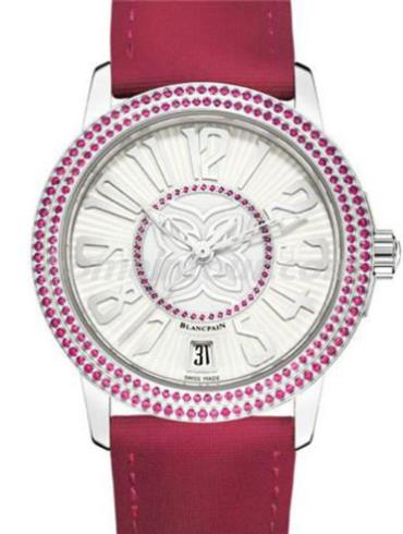 宝珀3300-35A28-99B女表女士腕表系列-红色表带/表径34mm