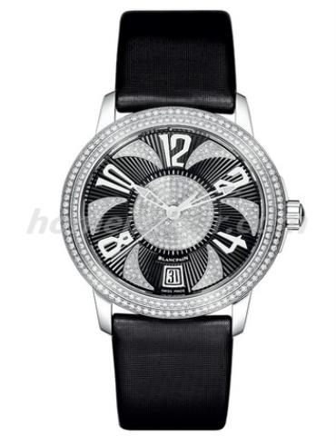 宝珀3300-3555-52B女表女士腕表系列-黑色表带/表径34mm