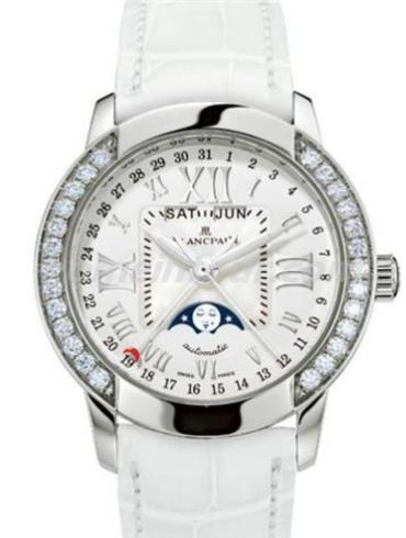 宝珀3253-6044-55B女表女士腕表系列-白色表带/表径34mm