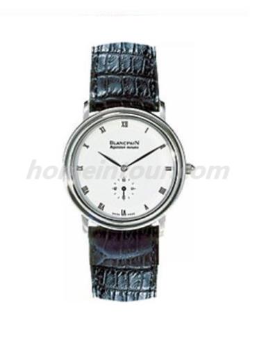 宝珀6036-3442-55B男表Villeret系列-黑色表带/表径36mm