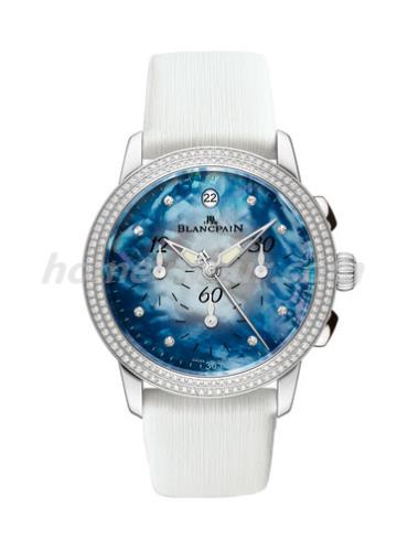 宝珀3185F-4554L-64B_女表女士腕表系列-白色表带/表径36mm