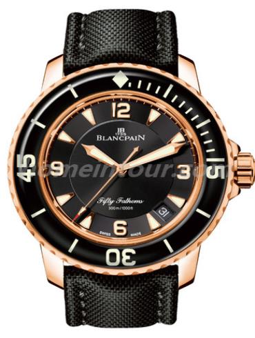 宝珀5015-3630-52男表五十噚系列-黑色表带/表径45mm