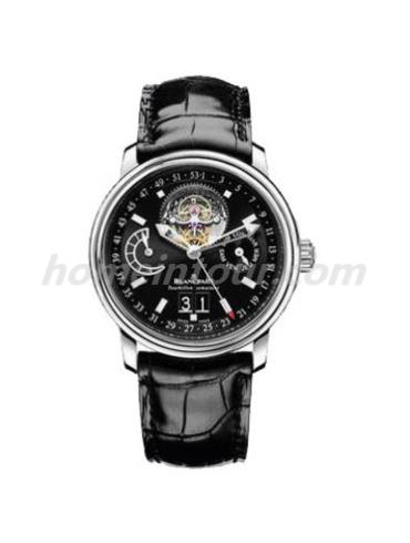 宝珀2925-3430-53B男表Léman领袖系列-黑色表带/表径40mm