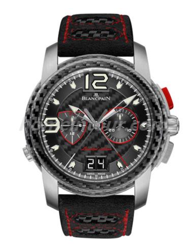 宝珀8886F-1203-52B男表L-evolution系列-黑/红色表带/表径43mm