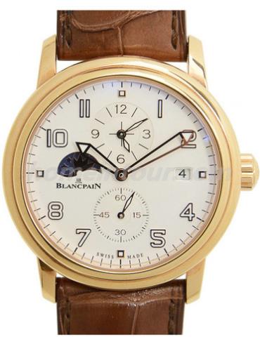 宝珀2860-3642-53B男表Léman领袖系列-棕色表带/表径40mm