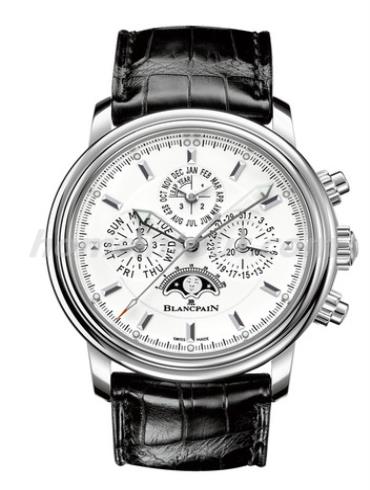 宝珀2685F-1127-53B男表Léman领袖系列-黑色表带/表径40mm