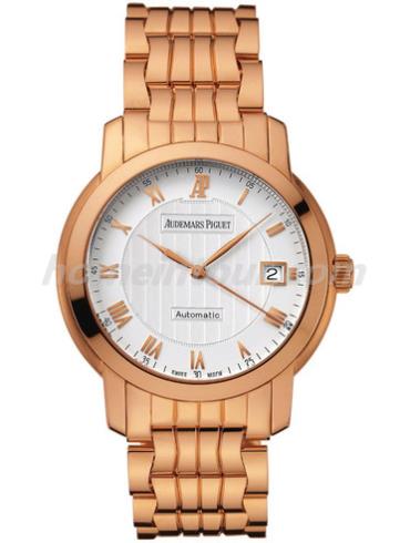 爱彼15135OR.OO.1206OR.01男表千禧系列-金色表带/表径—mm