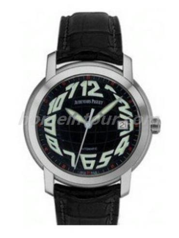 爱彼15120BC.OO.A002CR.02男表千禧系列-黑色表带/表径39mm