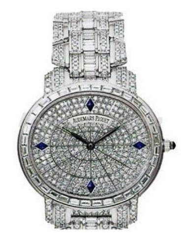 爱彼15107BC.ZZ.1137BC.01男表千禧系列-银色表带/表径—mm