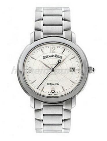 爱彼15051BC.OO.1136BC.01男表千禧系列-银色表带/表径38.5mm